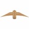 Ekena Millwork Bellingham Timber Gable Bracket, Western Red Cedar, 48"W x 12"H x 5 1/2"D x 5 1/2"F, 6/12 Pitch GBW048X12X0606BEL00SWR - alternate 1